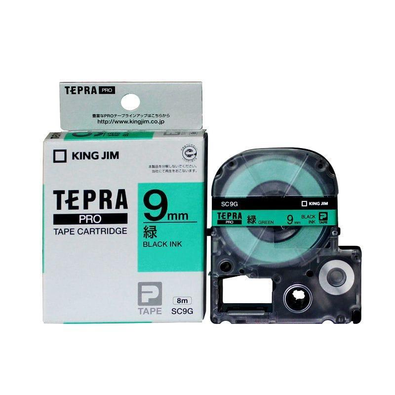 Nhãn in TEPRA SC9G | 9mm x 8m | Chữ Đen trên nền Xanh lá 1 Nhãn in TEPRA SC9G | 9mm x 8m | Chữ Đen trên nền Xanh lá