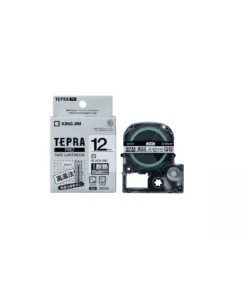 Nhãn in TEPRA SN12K | 12mm x 2m | Chữ Đen trên nền Trắng