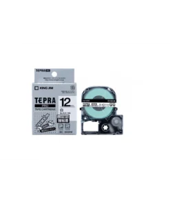 Nhãn in TEPRA SS12KV | 12mm x 7m | Chữ Đen trên nền Trắng