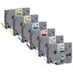 Nhãn in Brother TZe-M921 9mm Bạc Mờ 7 nhan in tz2 m921 9mm x 8m chu den tren nen bac 2