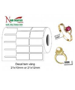 Tem vàng, tem trang sức