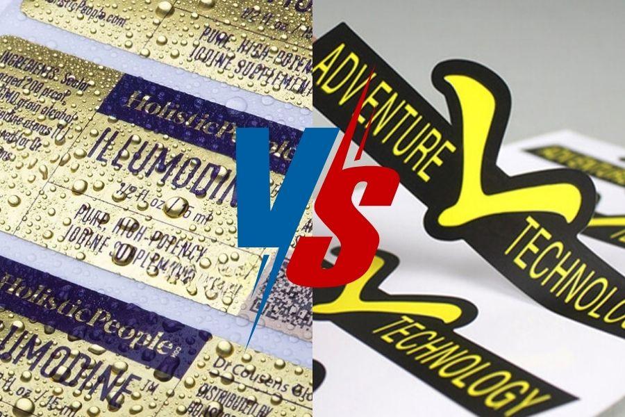 So sánh tem nhãn chống nước và tem nhãn chịu nước