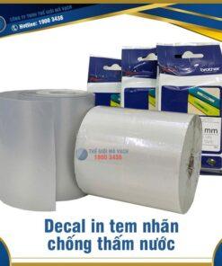 Decal in tem nhãn chống thấm nước