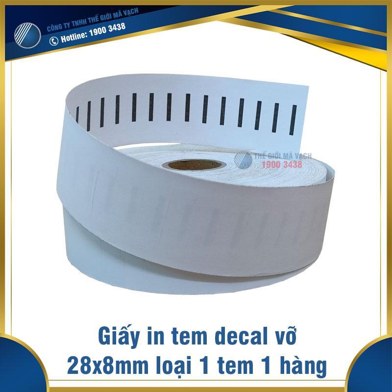 Decal vỡ - tem bể 28x8mm loại 1 tem 1 hàng 1 Decal vỡ - tem bể 28x8mm loại 1 tem 1 hàng