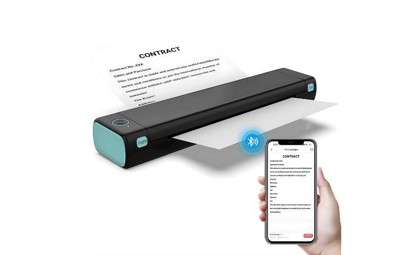 Top 8 máy in di động đáng mua nhất 2025 17 Phomemo Portable Wireless Printer M08F