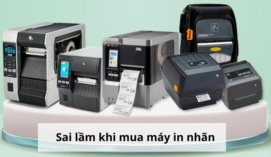 sai lầm khi máy in nhãn