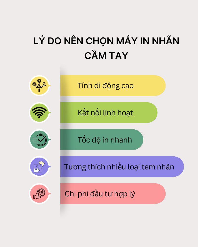 Top 6 máy in nhãn cầm tay chất lượng giá tốt nhất hiện nay 10 Tại sao nên lựa chọn máy in nhãn cầm tay