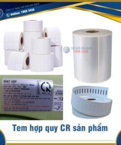 Tem hợp quy CR sản phẩm