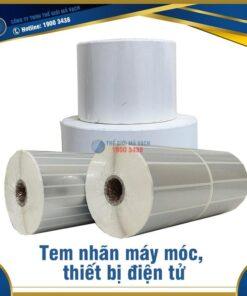 Tem nhãn máy móc - thiết bị điện tử
