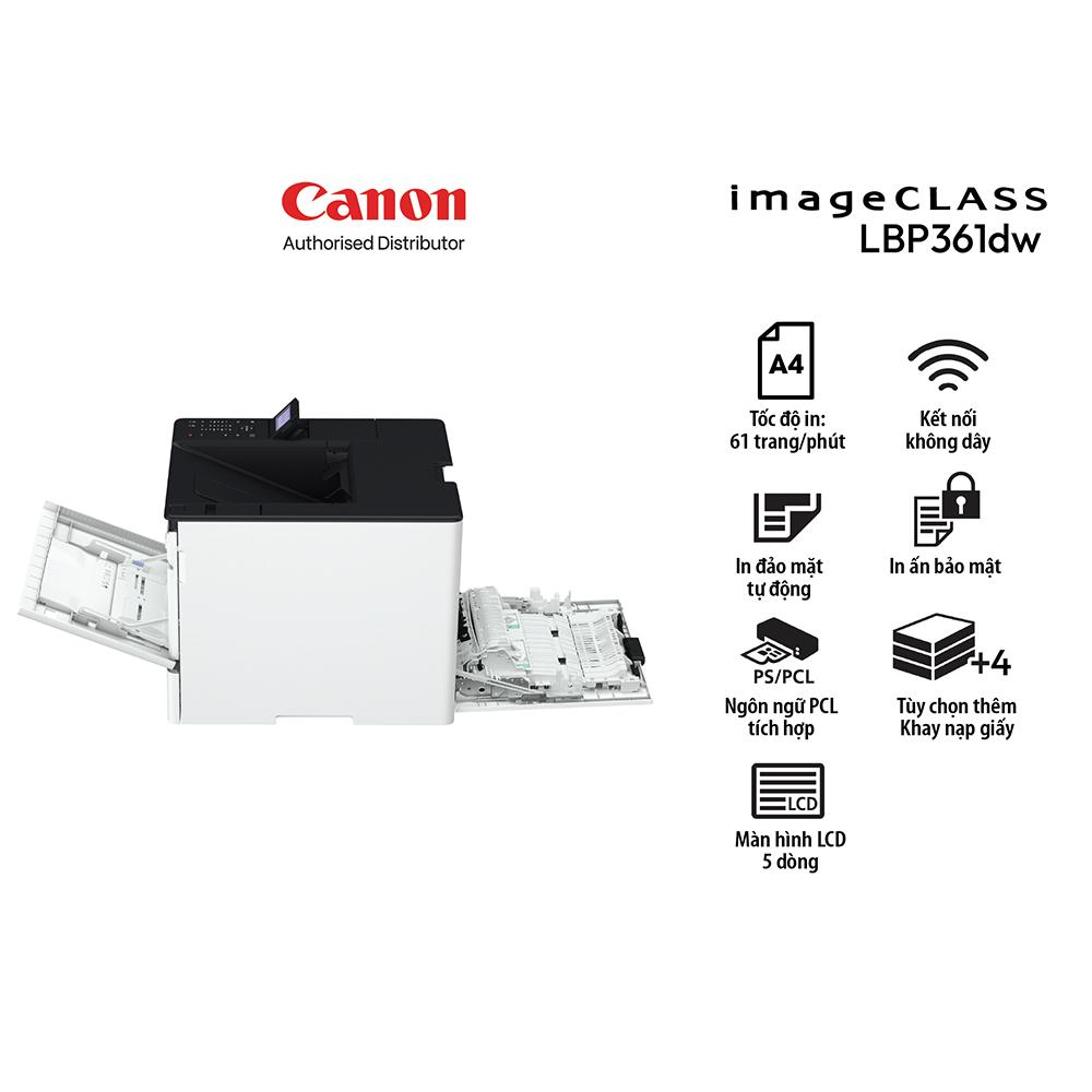 Máy in laser đen trắng Canon LBP361dw 2 Máy in laser đen trắng Canon LBP361dw ảnh 1