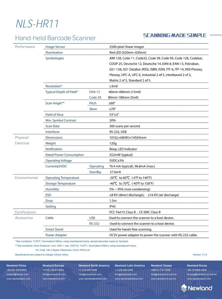 DS10051 NLS HR11 Plus Datasheet 2
