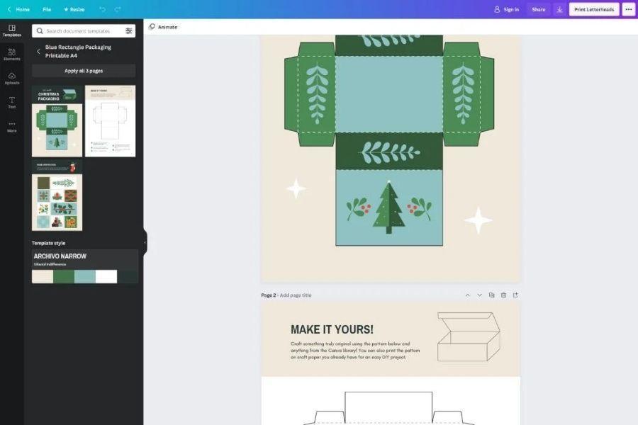 Phần mềm thiết kế nhãn mác Canva