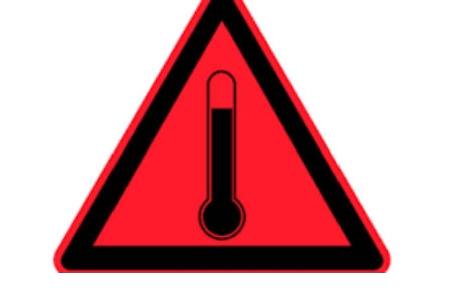 Khu vực có nhiệt độ cao