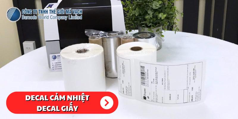 Giấy in đơn hàng Shopee - Lazada - Tiki từ decal cảm nhiệt hoặc decal giấy