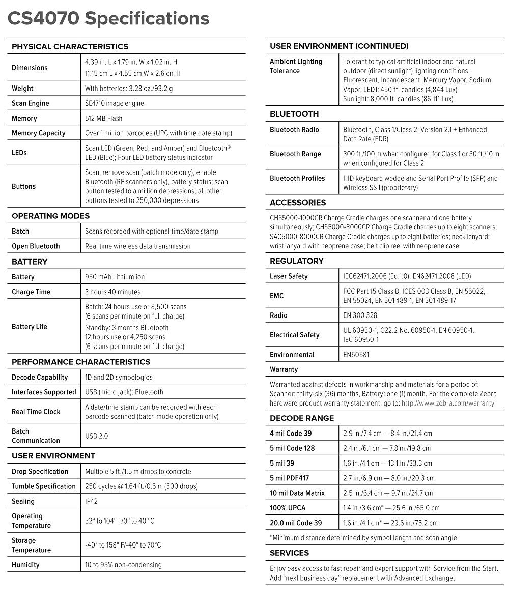 cs4070 specification sheet A4 2