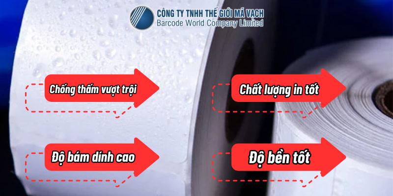Đặc điểm của giấy decal chống thấm nước Đặc điểm của giấy decal chống thấm nước