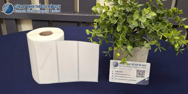 Decal tem in nhiệt 100x40mm loại 1 tem không sử dụng mực in
