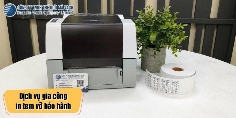 Dịch vụ gia công in tem vỡ bảo hành theo yêu cầu tại Samco Tech Dịch vụ gia công in tem vỡ bảo hành theo yêu cầu tại Samco Tech