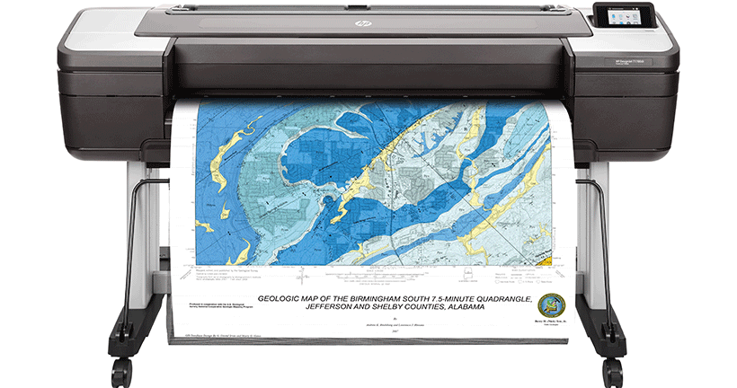 Máy in màu khổ lớn HP DesignJet T1708 44 inch (1VD83A) 2 hp designjet t1708 a2 1