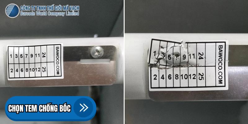 Chọn tem chống bóc dựa trên ngân sách đầu tư Chọn tem chống bóc dựa trên ngân sách đầu tư