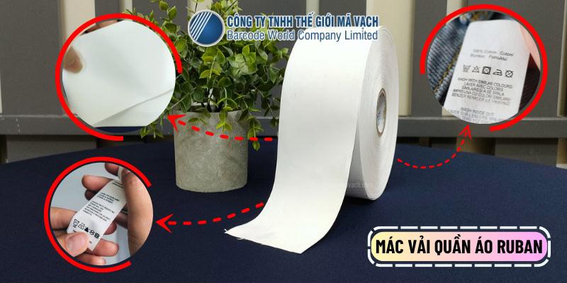 Mác vải quần áo chất liệu Ruban Mác vải quần áo chất liệu Ruban
