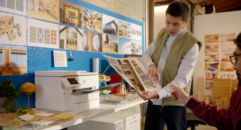 Máy in phun màu HP OfficeJet Pro 9730 (537P5C) ảnh 2