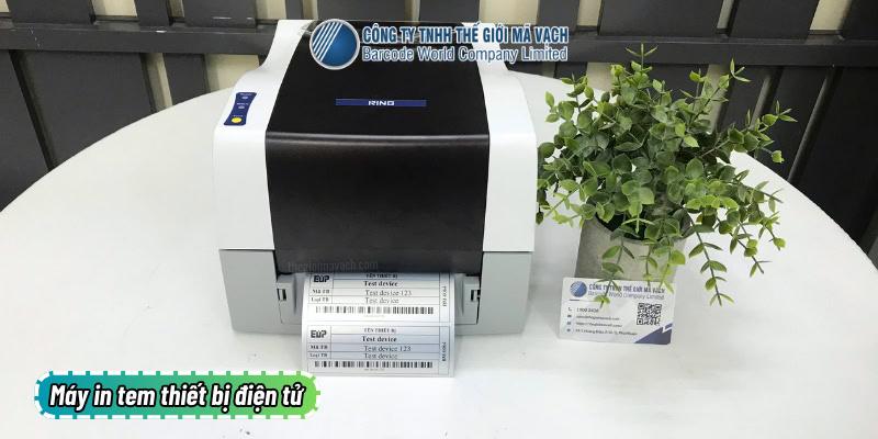 Máy in tem thiết bị điện tử - máy móc