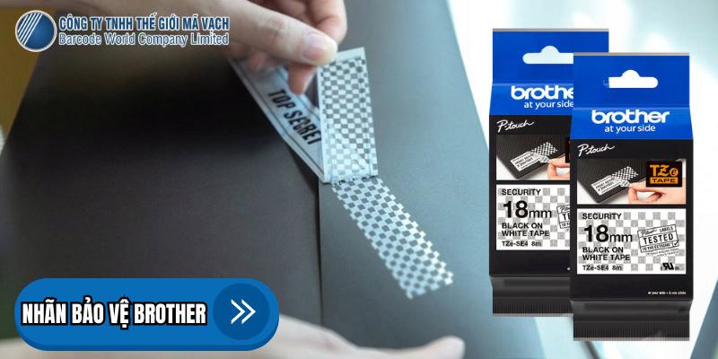 Nhãn bảo vệ Brother chống bóc chuyên dùng cho máy in Brother Nhãn bảo vệ Brother chống bóc chuyên dùng cho máy in Brother
