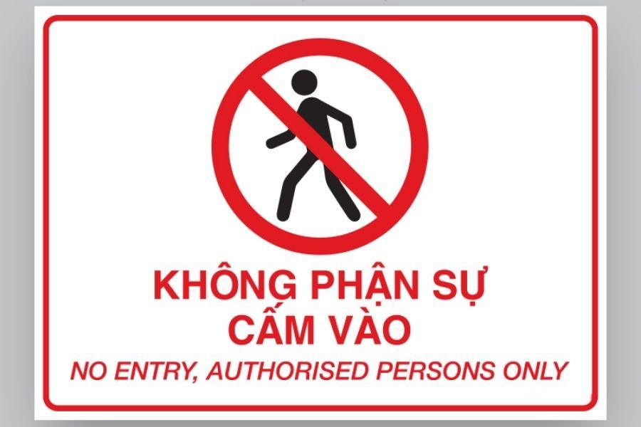 Khoảng cấm tiếp cận cho nhân viên
