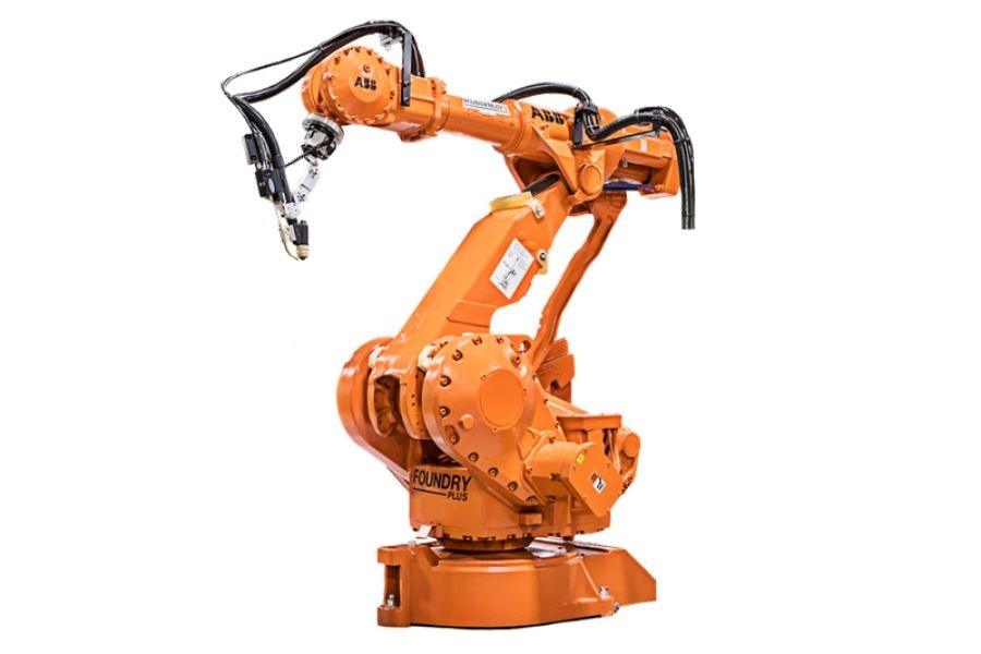 Cảnh báo cánh tay robot chuyển động