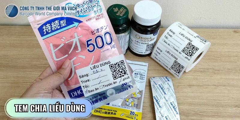 Tem chia liều dùng thuốc Tem chia liều dùng thuốc