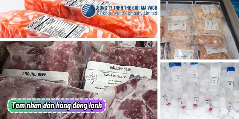 Tem nhãn dán hàng đông lạnh là gì?