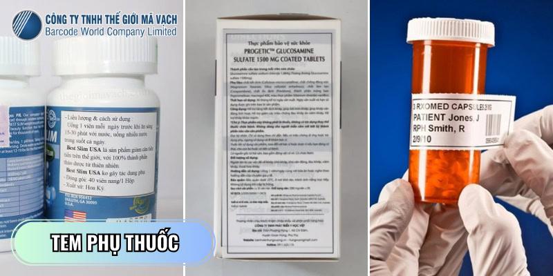 Tem phụ với thuốc nhập khẩu Tem phụ với thuốc nhập khẩu