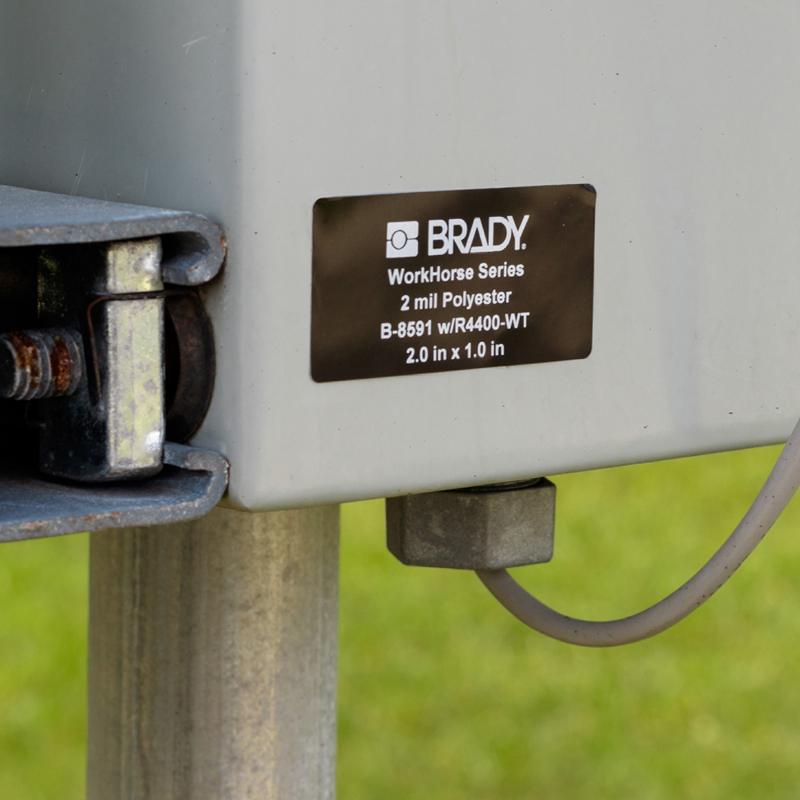 Nhãn Chống Thời Tiết Brady B-8591 1 Nhãn Chống Thời Tiết Brady B-8591