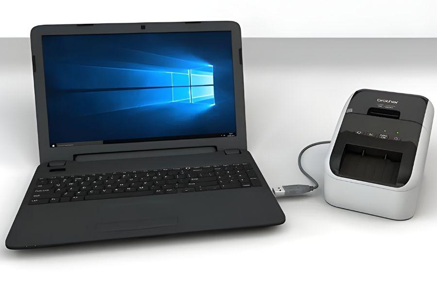 Kết nối máy in Brother QL-800 với máy tính