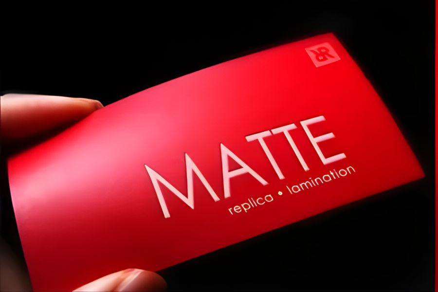 Lớp phủ mờ (Matte coating)