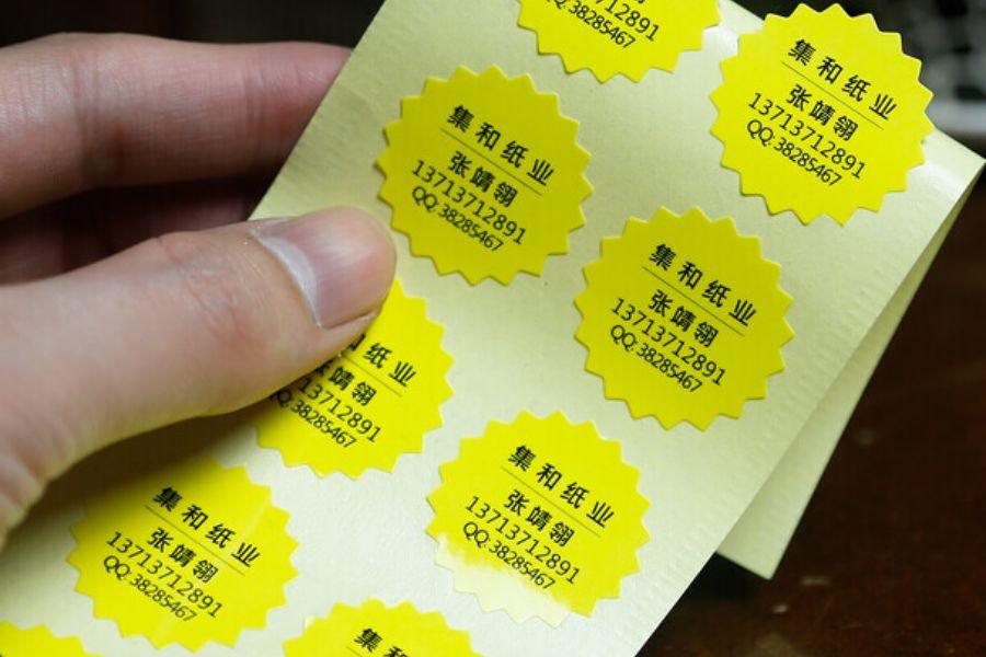 Nhãn in không phủ (Uncoated)