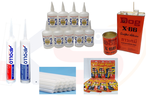 Keo dán nhãn phổ biến