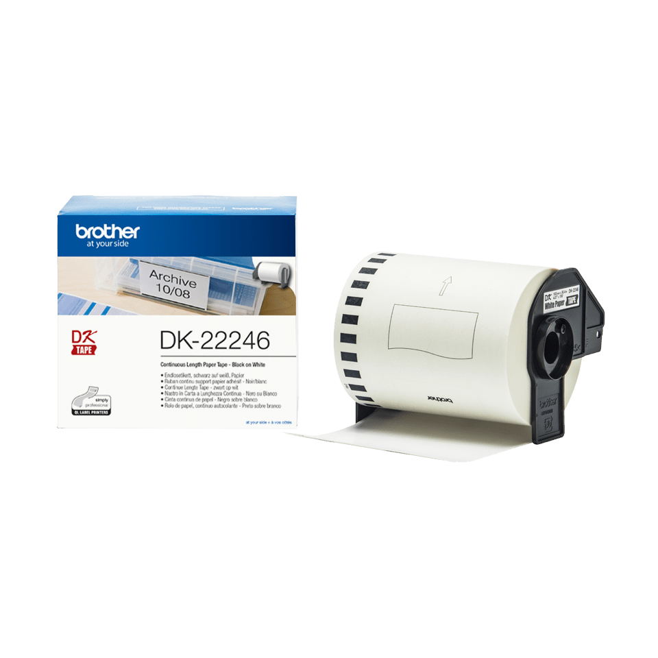 Nhãn in Brother DK-22246 | 103mm liên tục | Giấy trắng cuộn 1 Nhãn in Brother DK-22246 | 103mm liên tục | Giấy trắng cuộn