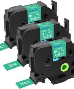 Nhãn in Brother TZe-745 | 36mm x 8m | Chữ Trắng Nền Đỏ