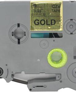 Nhãn in Brother TZe-821 | 36mm x 8m | Chữ Đen Nền Vàng