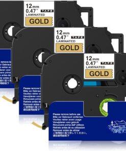 Nhãn in Brother TZe-831 | 36mm x 8m | Chữ Đen Nền Xanh Lá