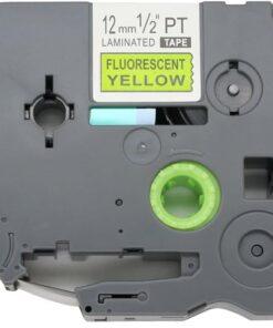 Nhãn in Brother TZe-C31 | 12mm x 8m | Chữ Đen Nền Màu Neon