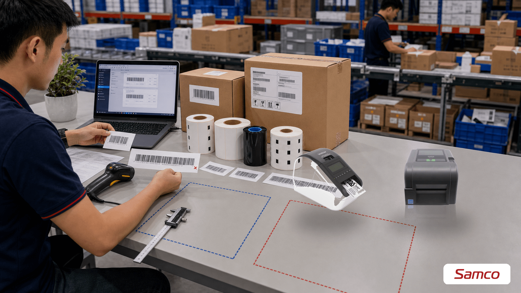 So sánh mã vạch EAN và Code 128 khi in nhãn sản phẩm 6 Cấu trúc kỹ thuật EAN-13 và Code 128 khác nhau về độ dài dữ liệu và ứng dụng