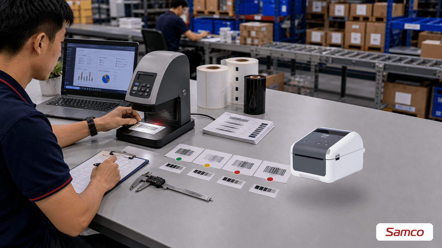 Thông số ISO 15416 Barcode Verifier đo cho mã 1D như contrast modulation defects và decodability