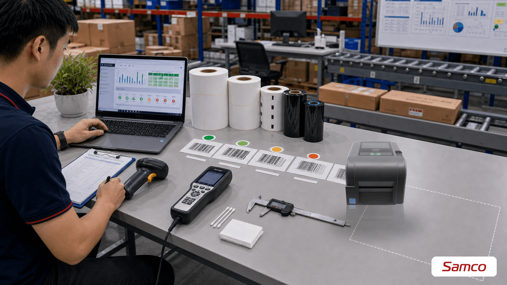 Thang điểm ISO A B C D F và hành động cải thiện chất lượng barcode