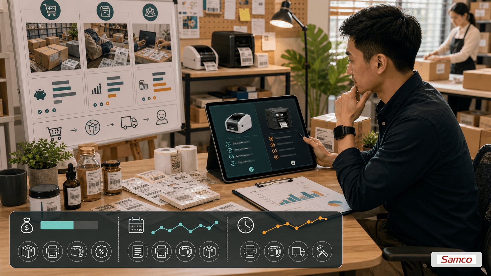 Startup chọn máy in nhãn Brother theo loại nhãn, ngân sách và chi phí vật tư ban đầu
