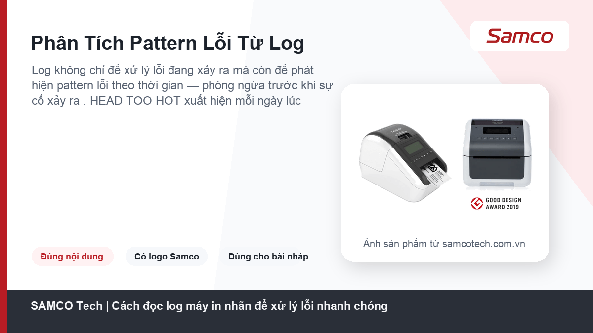 Cách đọc log máy in nhãn để xử lý lỗi nhanh chóng 11 Phân Tích Pattern Lỗi Từ Log - Cách đọc log máy in nhãn để xử lý lỗi nhanh chóng