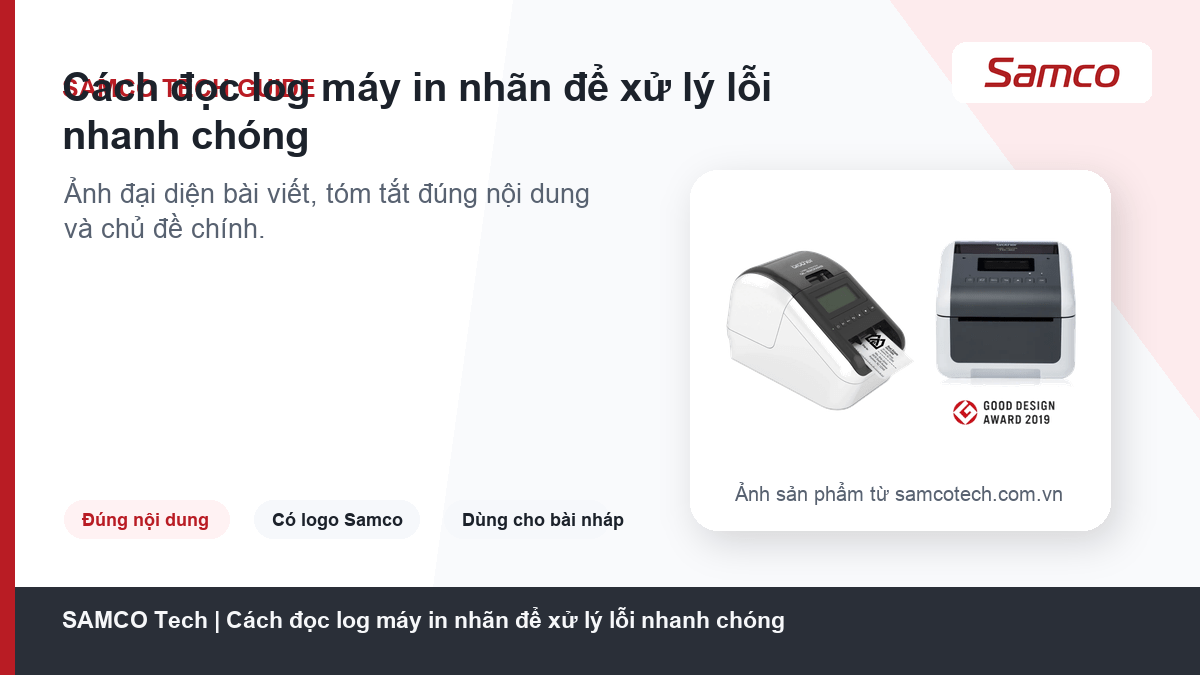 Cách đọc log máy in nhãn để xử lý lỗi nhanh chóng