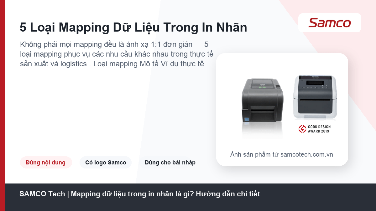 Mapping dữ liệu trong in nhãn là gì? Hướng dẫn chi tiết 11 5 Loại Mapping Dữ Liệu Trong In Nhãn - Mapping dữ liệu trong in nhãn là gì? Hướng dẫn chi tiết